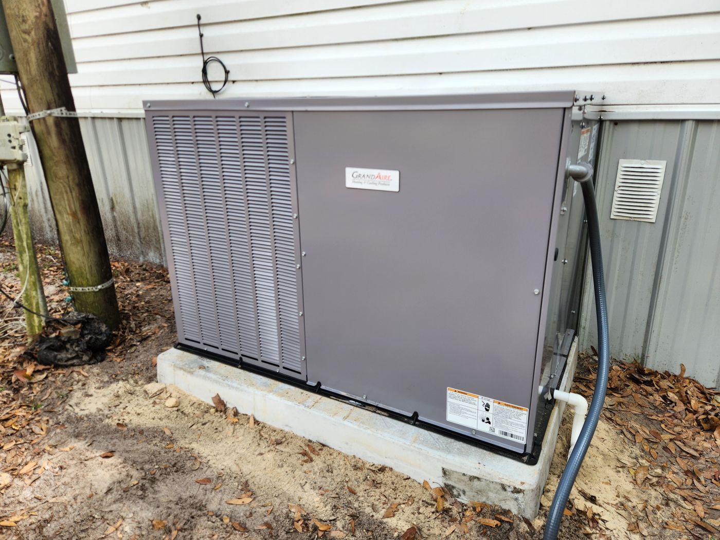 A packaged unit at a mobile home — a Spann’s specialty